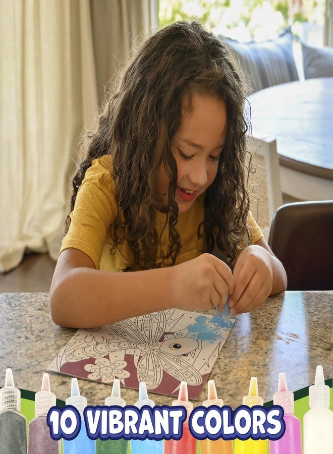 Ready 2 Learn Sand Art Painting - Nature - 4 Themed Sand Art Pictures - 10 Colors - Sand Art Kits for Kids Ages 4-8 - Image 2